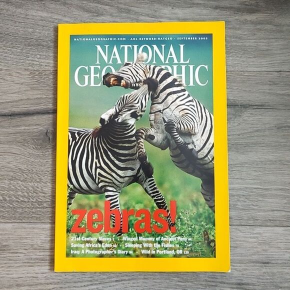 September 2003 National‎ Geographic Magazine - Picture 1 of 3